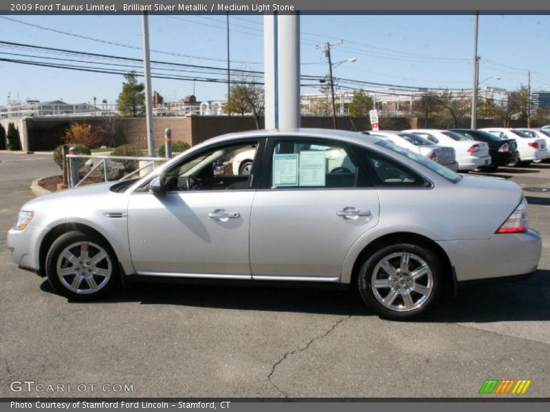 Brilliant Silver Metallic / Medium Light Stone 2009 Ford Taurus Limited