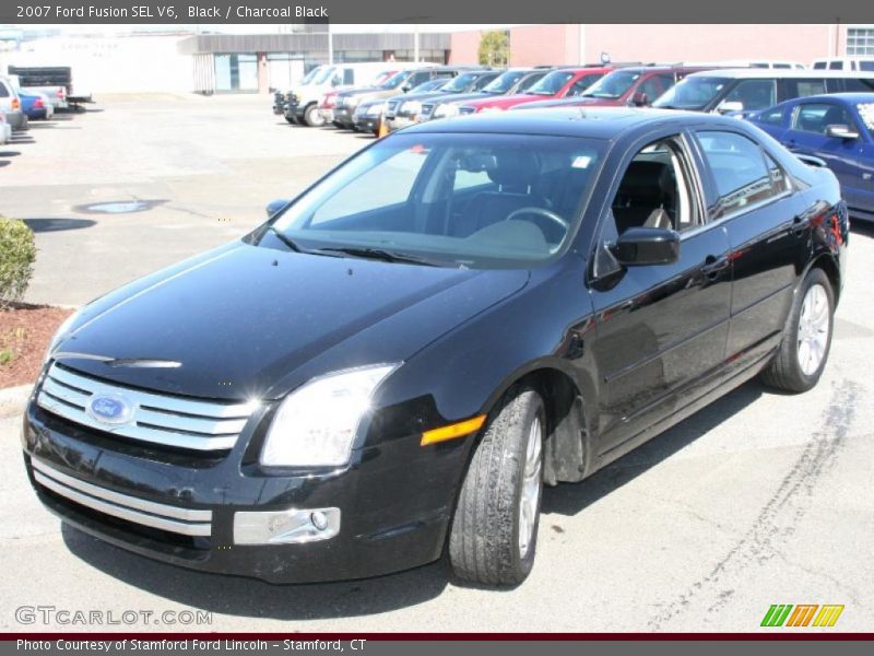 Black / Charcoal Black 2007 Ford Fusion SEL V6