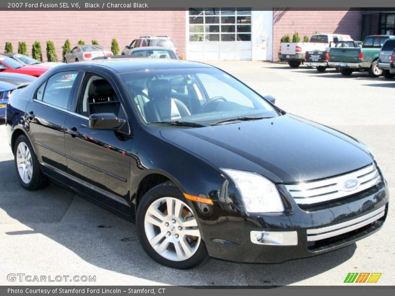 Black / Charcoal Black 2007 Ford Fusion SEL V6