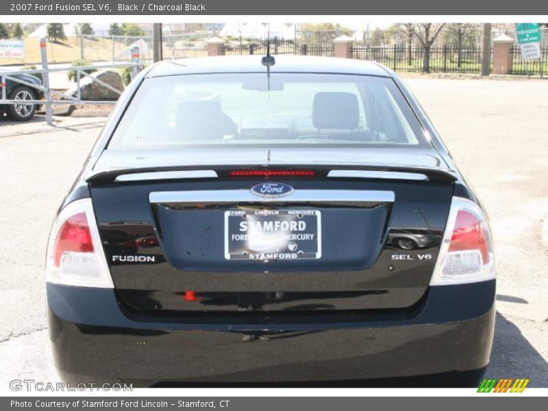 Black / Charcoal Black 2007 Ford Fusion SEL V6