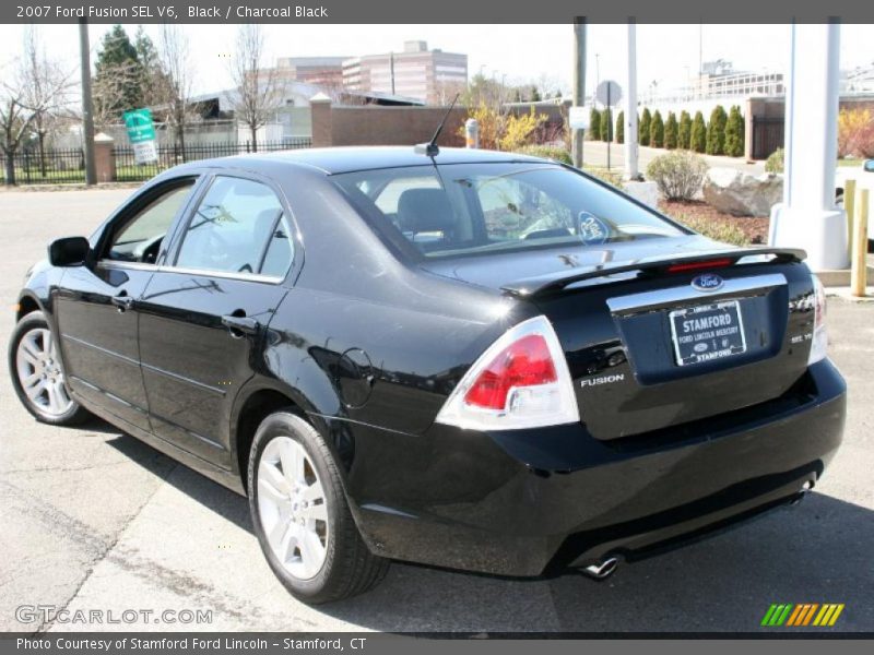 Black / Charcoal Black 2007 Ford Fusion SEL V6