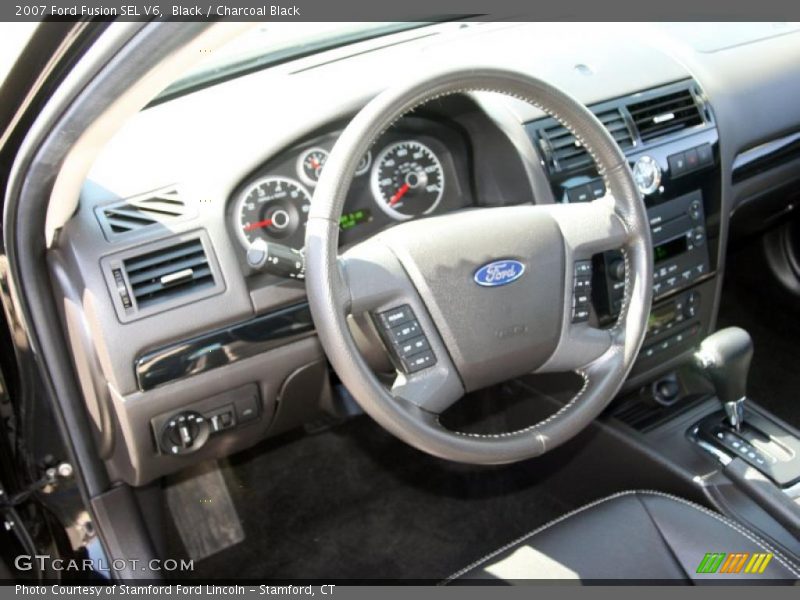 Black / Charcoal Black 2007 Ford Fusion SEL V6