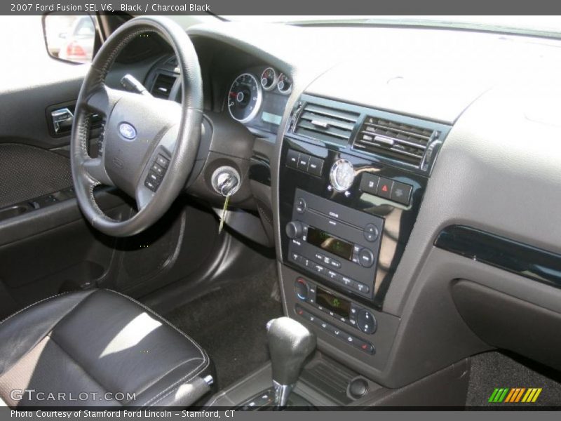Black / Charcoal Black 2007 Ford Fusion SEL V6