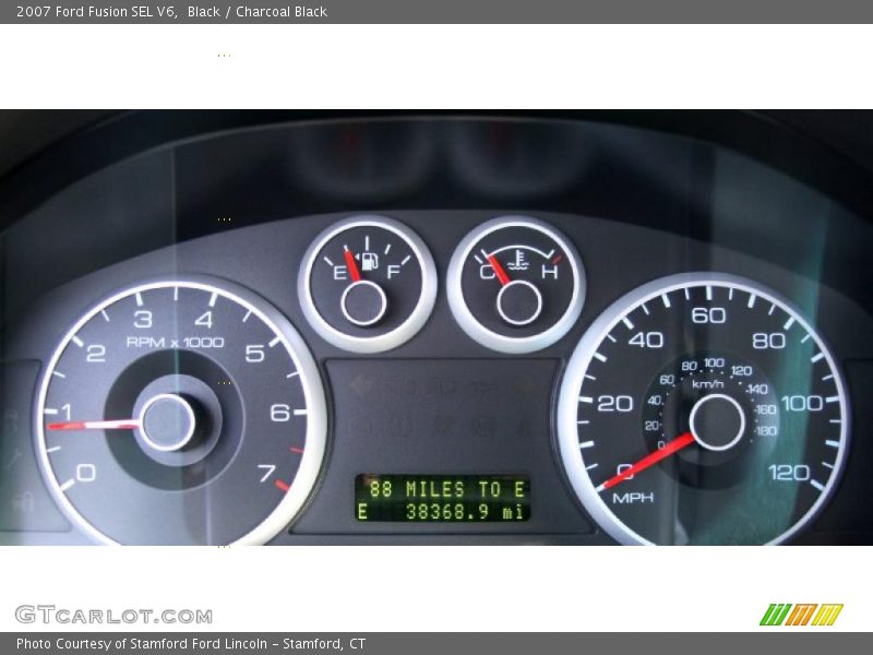 Black / Charcoal Black 2007 Ford Fusion SEL V6