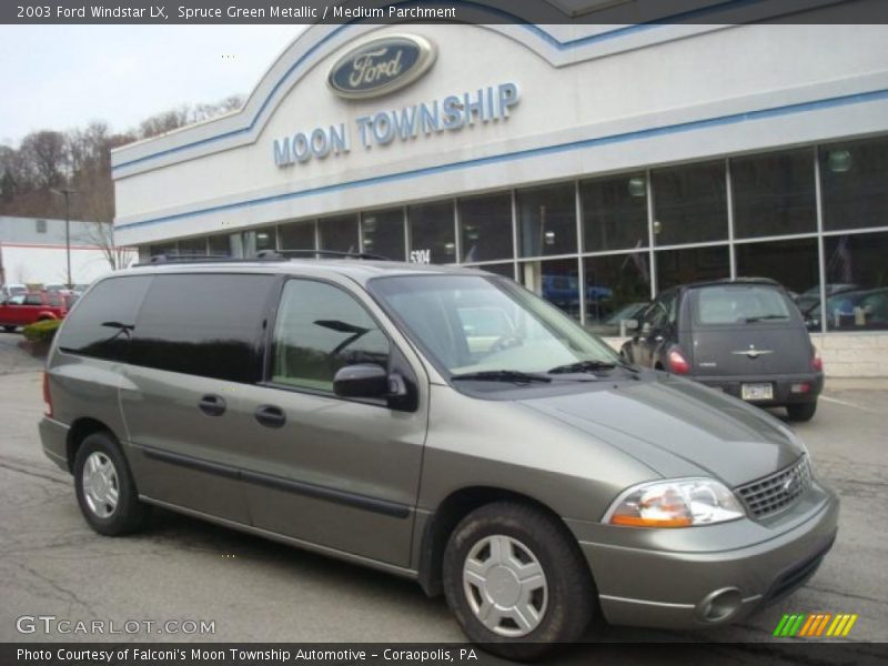 Spruce Green Metallic / Medium Parchment 2003 Ford Windstar LX