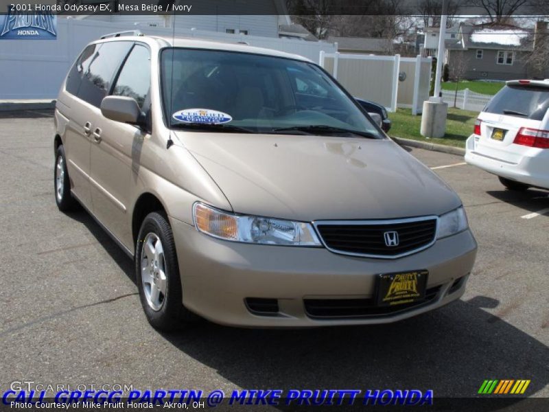 Mesa Beige / Ivory 2001 Honda Odyssey EX