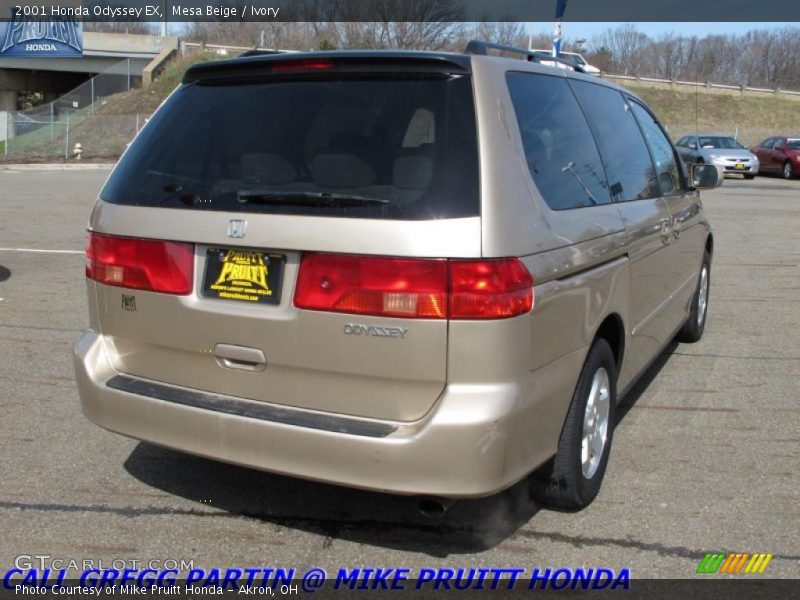 Mesa Beige / Ivory 2001 Honda Odyssey EX