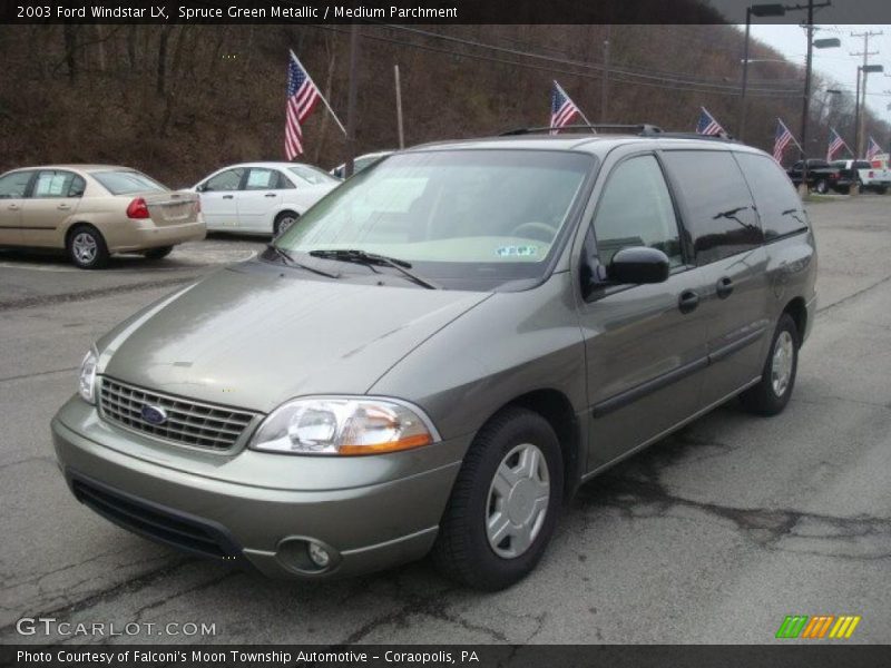 Spruce Green Metallic / Medium Parchment 2003 Ford Windstar LX