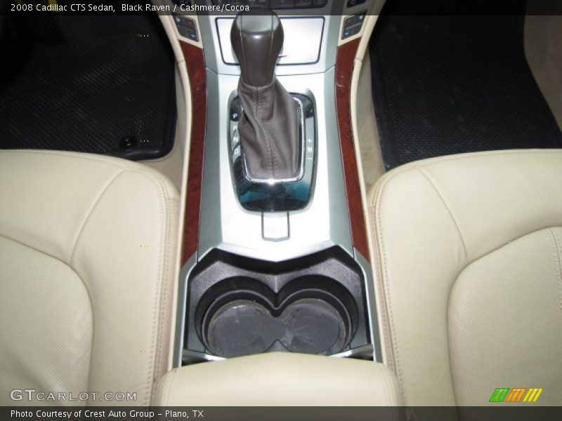 Black Raven / Cashmere/Cocoa 2008 Cadillac CTS Sedan
