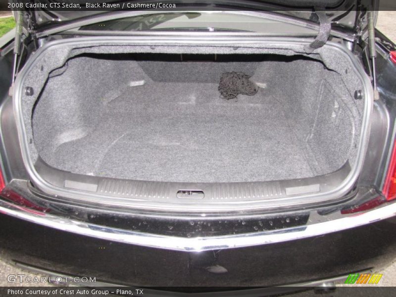 Black Raven / Cashmere/Cocoa 2008 Cadillac CTS Sedan