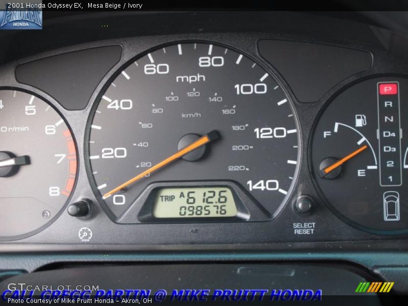 Mesa Beige / Ivory 2001 Honda Odyssey EX