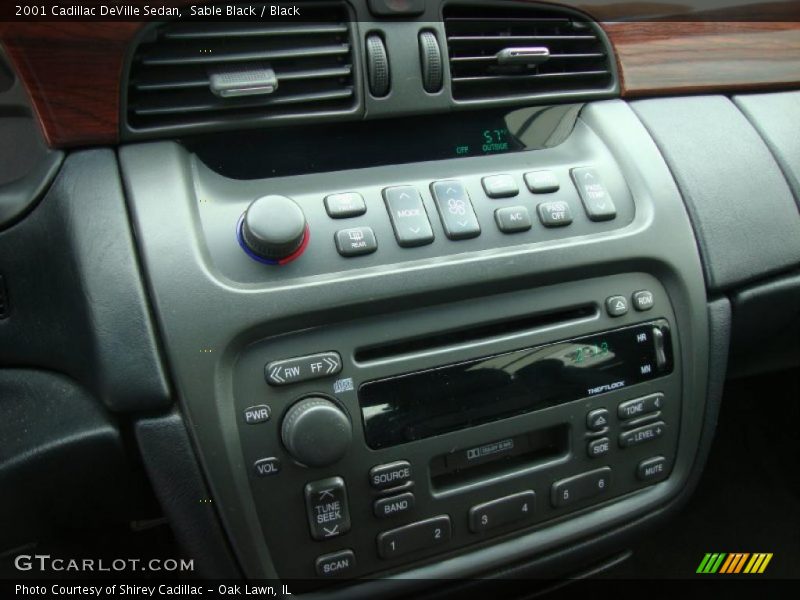 Sable Black / Black 2001 Cadillac DeVille Sedan