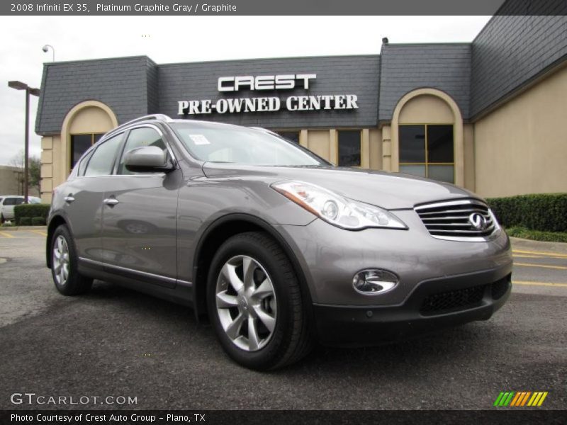 Platinum Graphite Gray / Graphite 2008 Infiniti EX 35