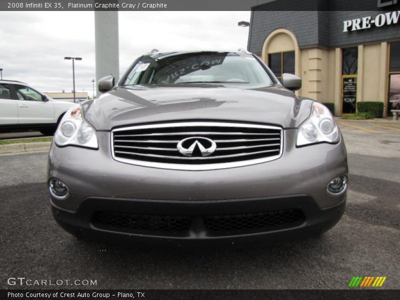 Platinum Graphite Gray / Graphite 2008 Infiniti EX 35