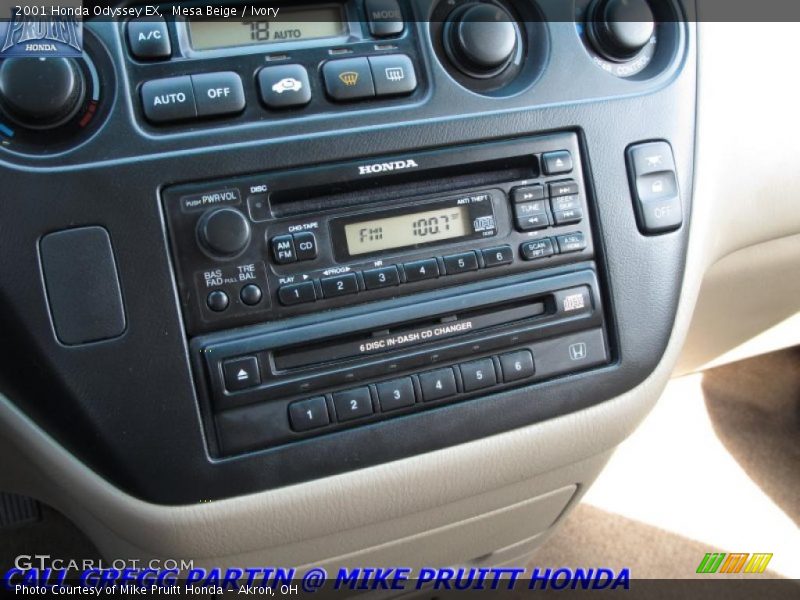Mesa Beige / Ivory 2001 Honda Odyssey EX