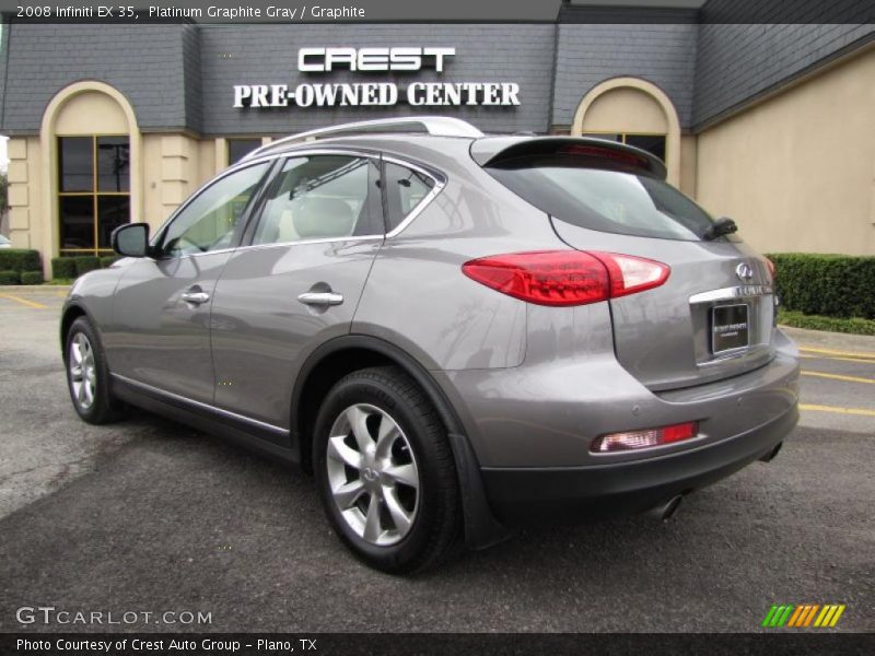 Platinum Graphite Gray / Graphite 2008 Infiniti EX 35