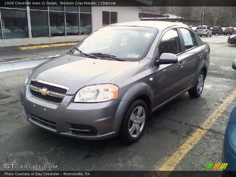 Medium Gray Metallic / Charcoal 2008 Chevrolet Aveo LS Sedan