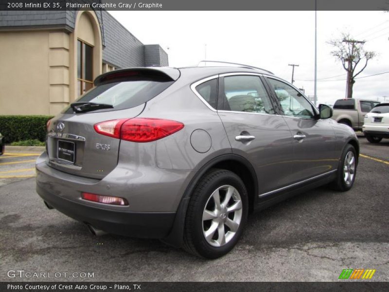 Platinum Graphite Gray / Graphite 2008 Infiniti EX 35