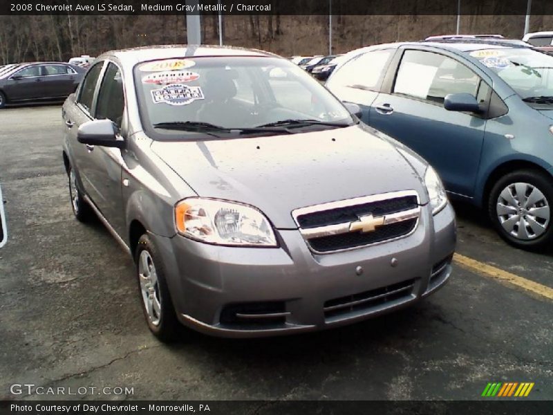 Medium Gray Metallic / Charcoal 2008 Chevrolet Aveo LS Sedan