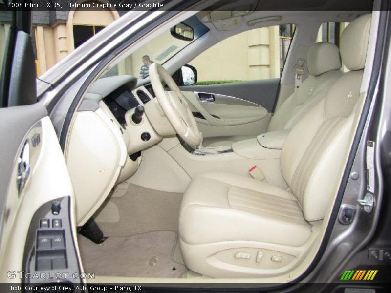 Platinum Graphite Gray / Graphite 2008 Infiniti EX 35