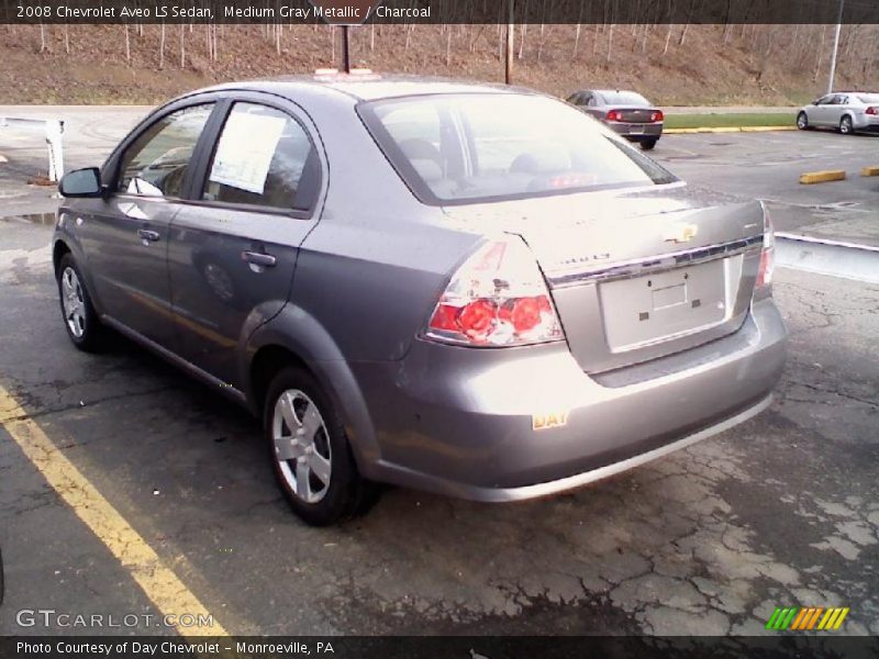 Medium Gray Metallic / Charcoal 2008 Chevrolet Aveo LS Sedan