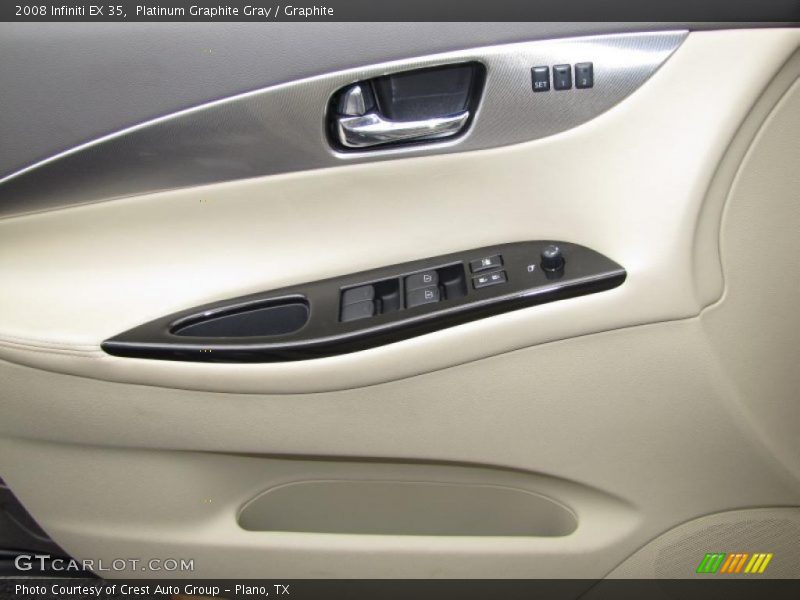 Platinum Graphite Gray / Graphite 2008 Infiniti EX 35