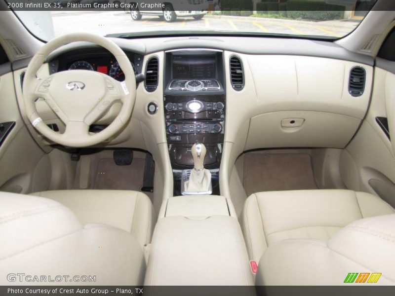 Platinum Graphite Gray / Graphite 2008 Infiniti EX 35