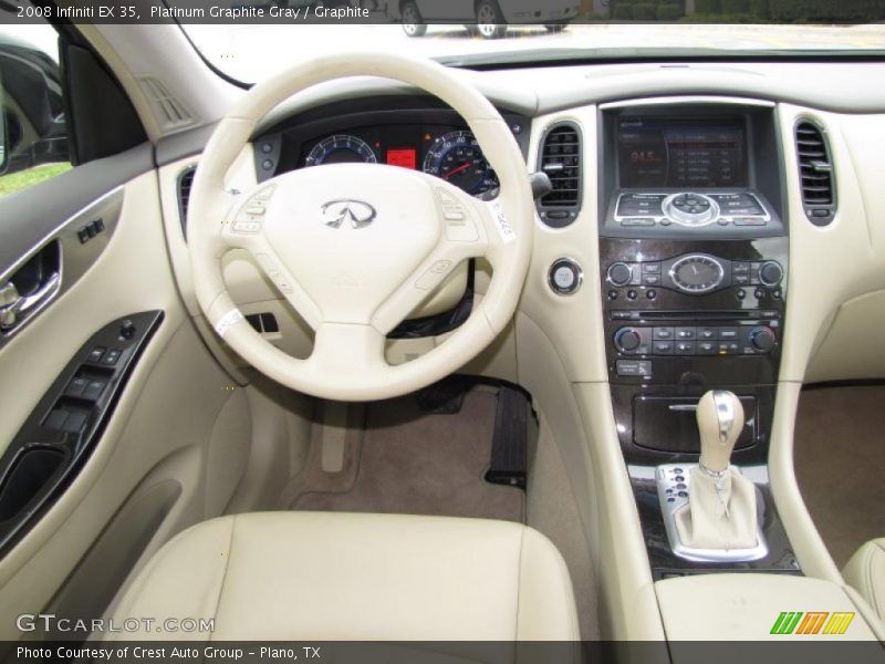 Platinum Graphite Gray / Graphite 2008 Infiniti EX 35