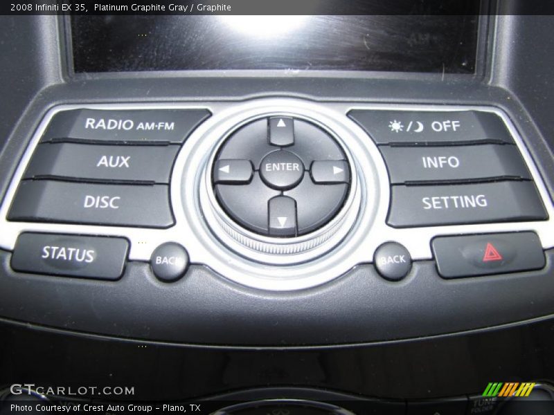 Platinum Graphite Gray / Graphite 2008 Infiniti EX 35