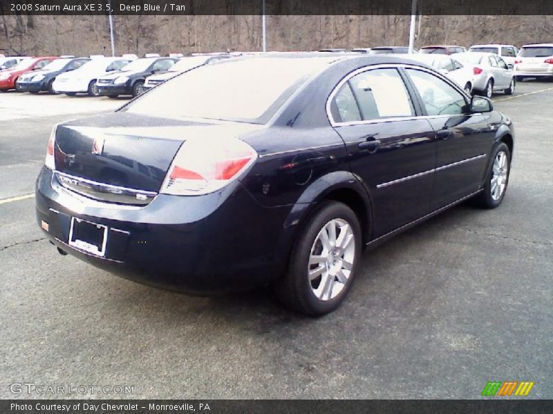 Deep Blue / Tan 2008 Saturn Aura XE 3.5