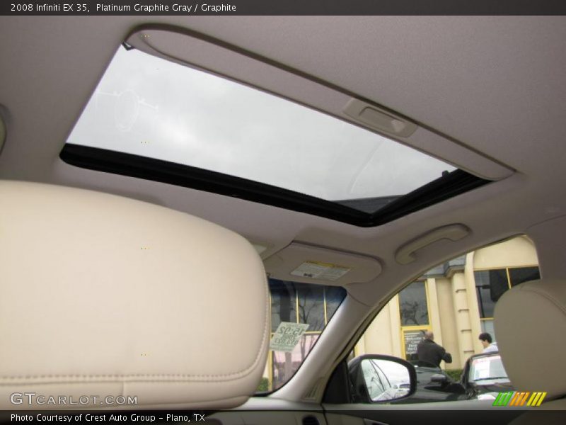 Platinum Graphite Gray / Graphite 2008 Infiniti EX 35