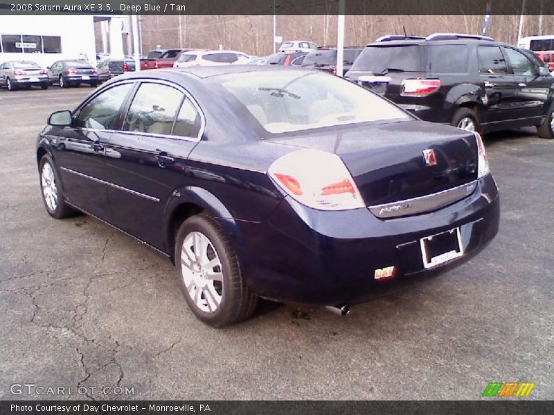 Deep Blue / Tan 2008 Saturn Aura XE 3.5