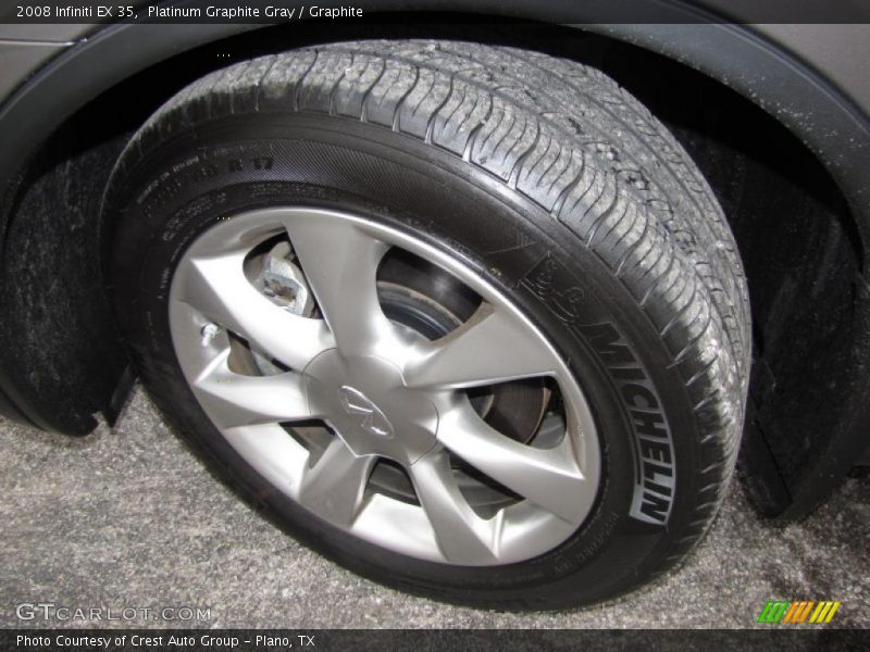 Platinum Graphite Gray / Graphite 2008 Infiniti EX 35