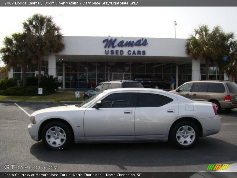 Bright Silver Metallic / Dark Slate Gray/Light Slate Gray 2007 Dodge Charger