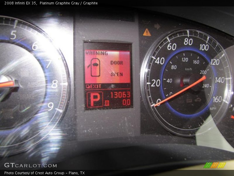 Platinum Graphite Gray / Graphite 2008 Infiniti EX 35