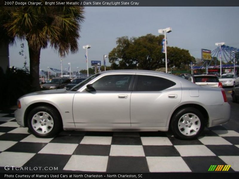 Bright Silver Metallic / Dark Slate Gray/Light Slate Gray 2007 Dodge Charger
