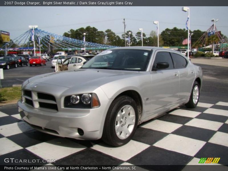 Bright Silver Metallic / Dark Slate Gray/Light Slate Gray 2007 Dodge Charger