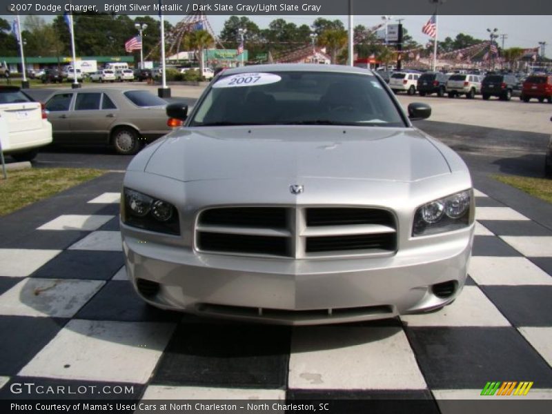 Bright Silver Metallic / Dark Slate Gray/Light Slate Gray 2007 Dodge Charger