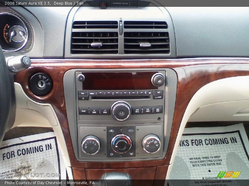 Deep Blue / Tan 2008 Saturn Aura XE 3.5