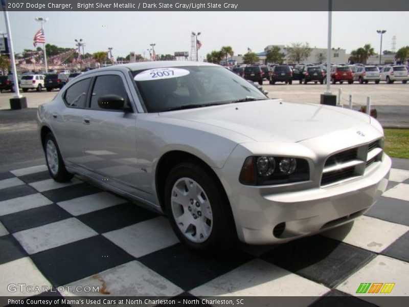 Bright Silver Metallic / Dark Slate Gray/Light Slate Gray 2007 Dodge Charger
