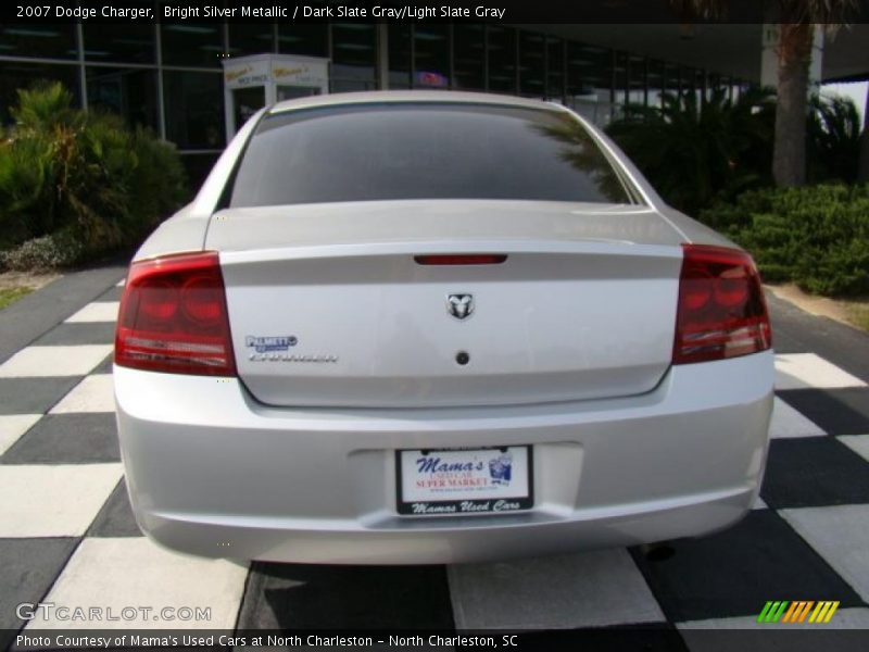 Bright Silver Metallic / Dark Slate Gray/Light Slate Gray 2007 Dodge Charger