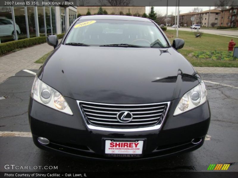 Black Onyx / Black 2007 Lexus ES 350