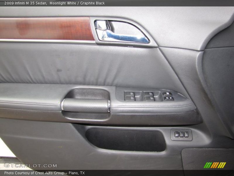 Moonlight White / Graphite Black 2009 Infiniti M 35 Sedan