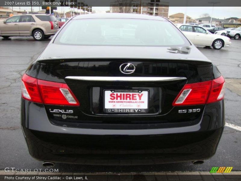 Black Onyx / Black 2007 Lexus ES 350