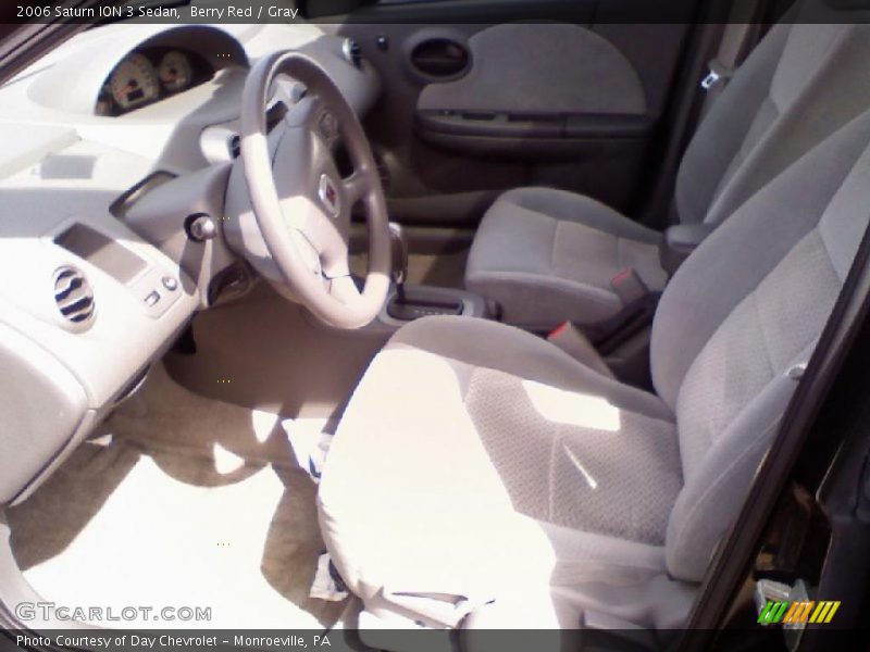 Berry Red / Gray 2006 Saturn ION 3 Sedan