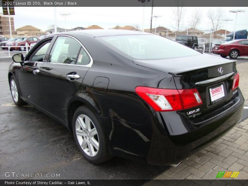 Black Onyx / Black 2007 Lexus ES 350