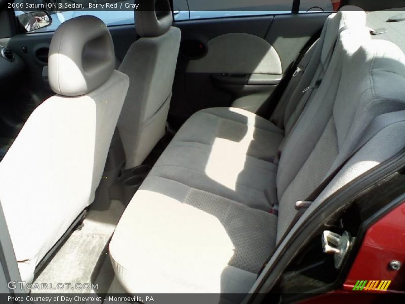 Berry Red / Gray 2006 Saturn ION 3 Sedan