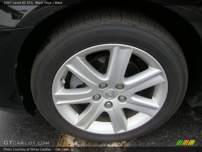 Black Onyx / Black 2007 Lexus ES 350