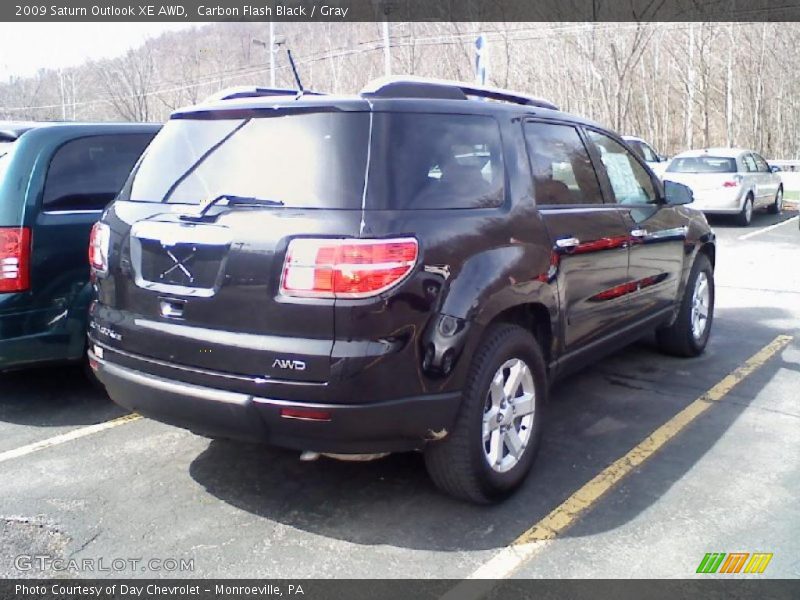 Carbon Flash Black / Gray 2009 Saturn Outlook XE AWD