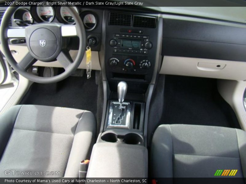 Bright Silver Metallic / Dark Slate Gray/Light Slate Gray 2007 Dodge Charger